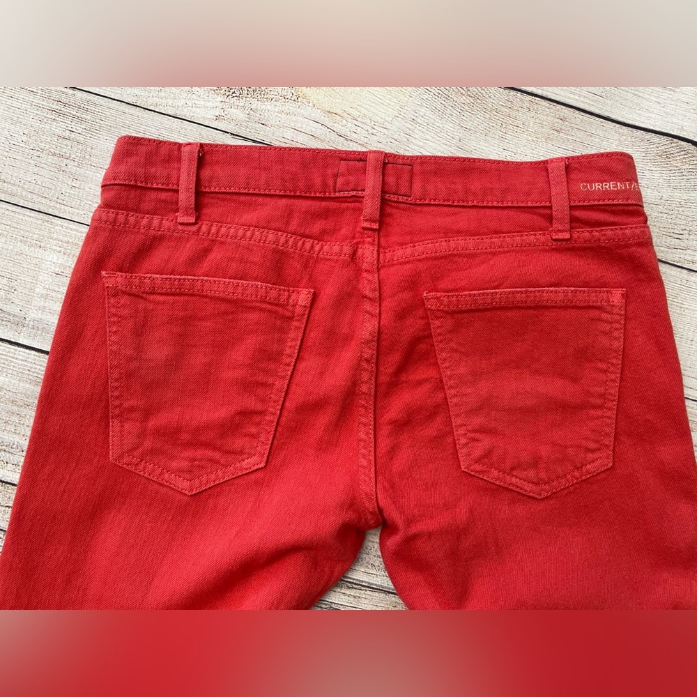 Current Elliott Women’s Stiletto Jeans Size 26 Cayenne Red - Picture 6 of 12